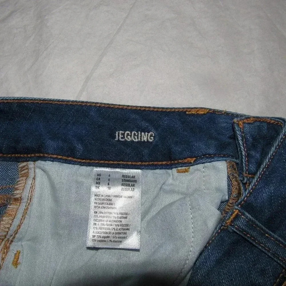 AMERICAN EAGLE Medium Wash Stretch Jegging Size 6 - Picture 6 of 6